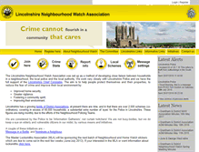 Tablet Screenshot of lincolnshireneighbourhoodwatch.co.uk